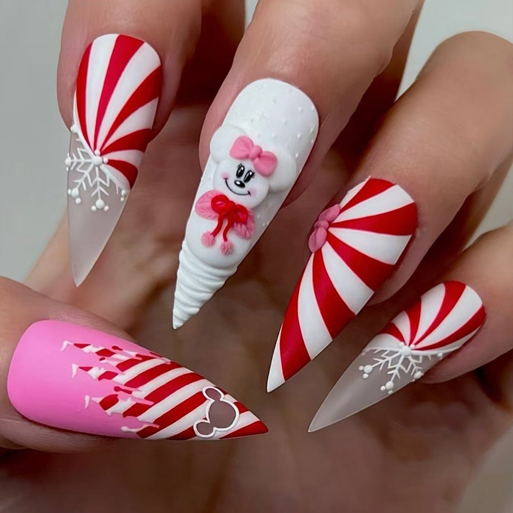 Festive Themed Press-On Nails Kalsten