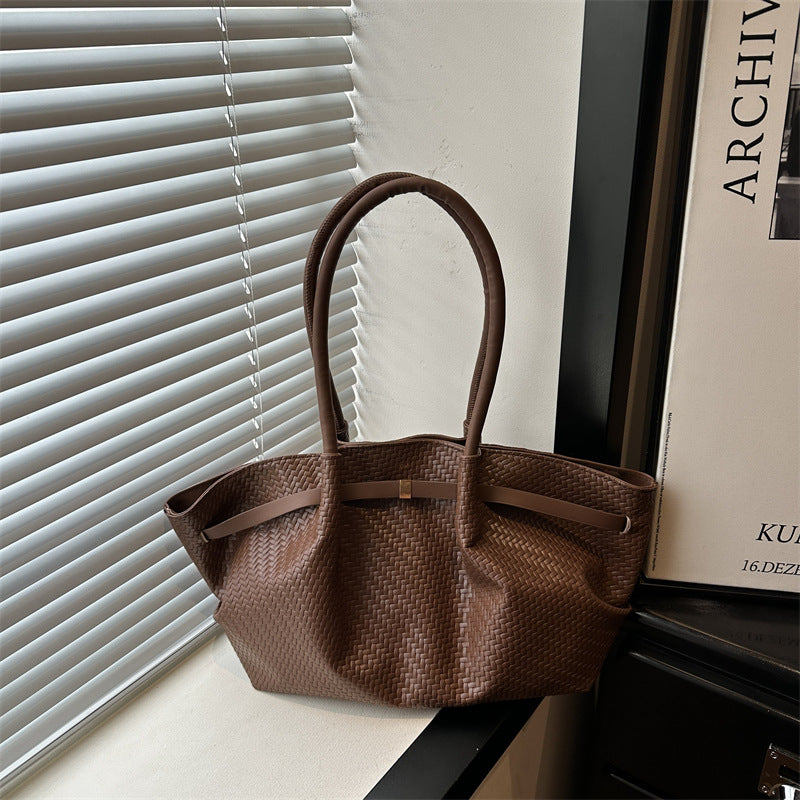 Woven Tote Handbag