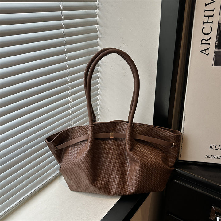 Woven Tote Handbag