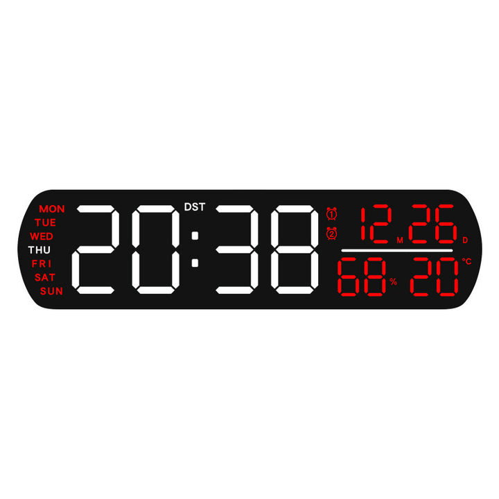 Digital wall clock with temperature and hygrometer display Kalsten