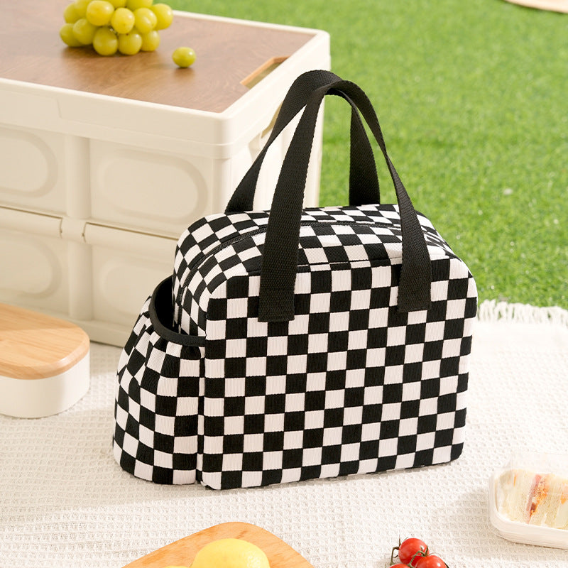 Insulated Lunch Tote with Beverage Holder Kalsten