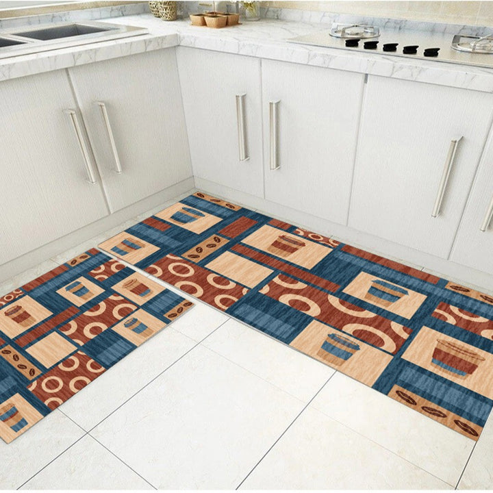 Plush Textured Kitchen Floor Mat Kalsten