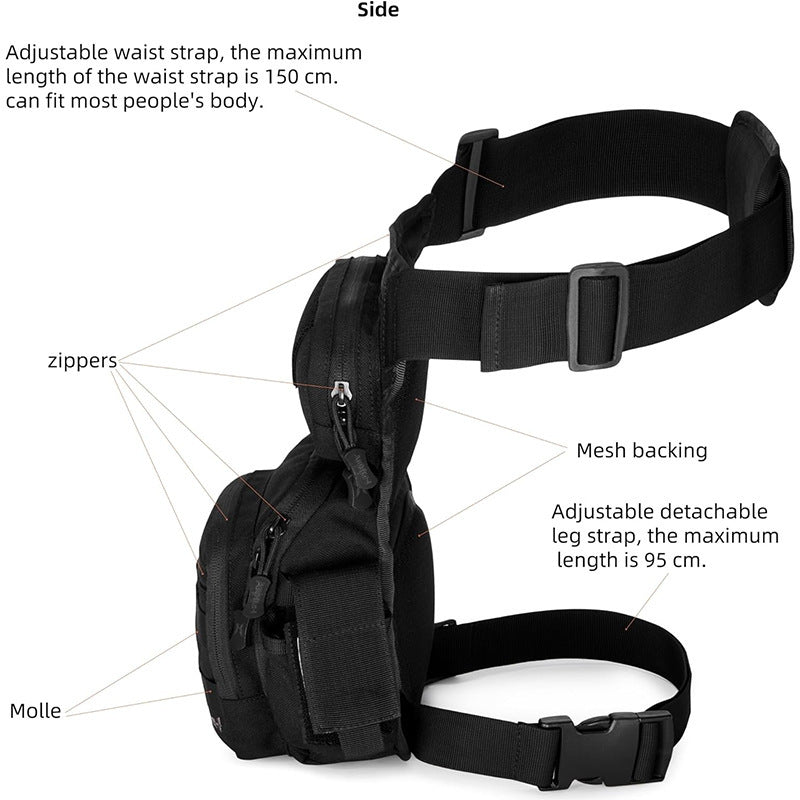 Tactical Shoulder Bag with Ergonomic Design Kalsten