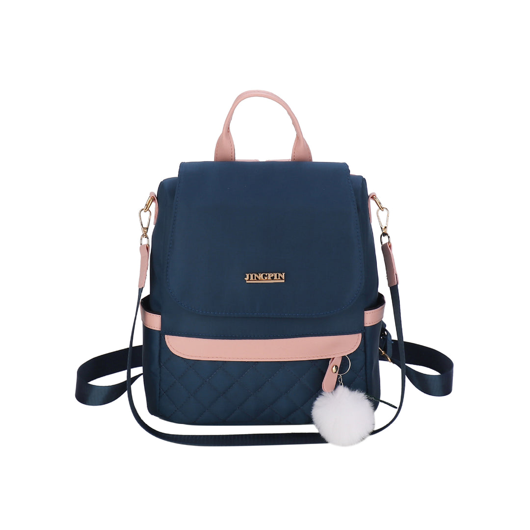 Quilted Multi-Compartment Backpack