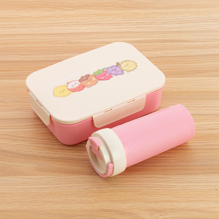 Cute Illustrated Lunch Box Set