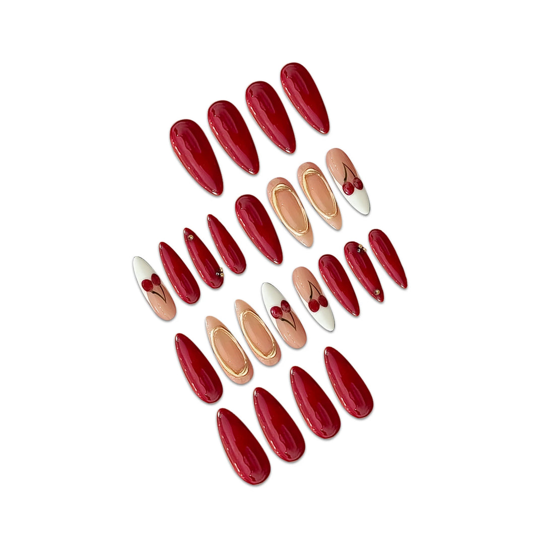 Chic Almond-Shaped Nail Extensions Kalsten