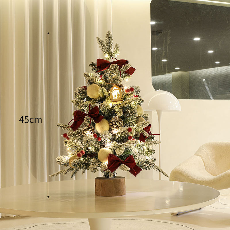 Decorative Mini Christmas Tree with LED Lights