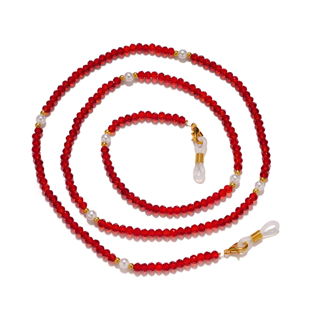 Elegant Crystal Beaded Eyewear Chain Kalsten