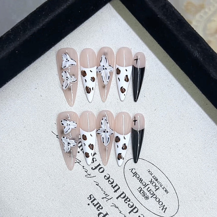 Artistic Press-On Nail Design Set Kalsten