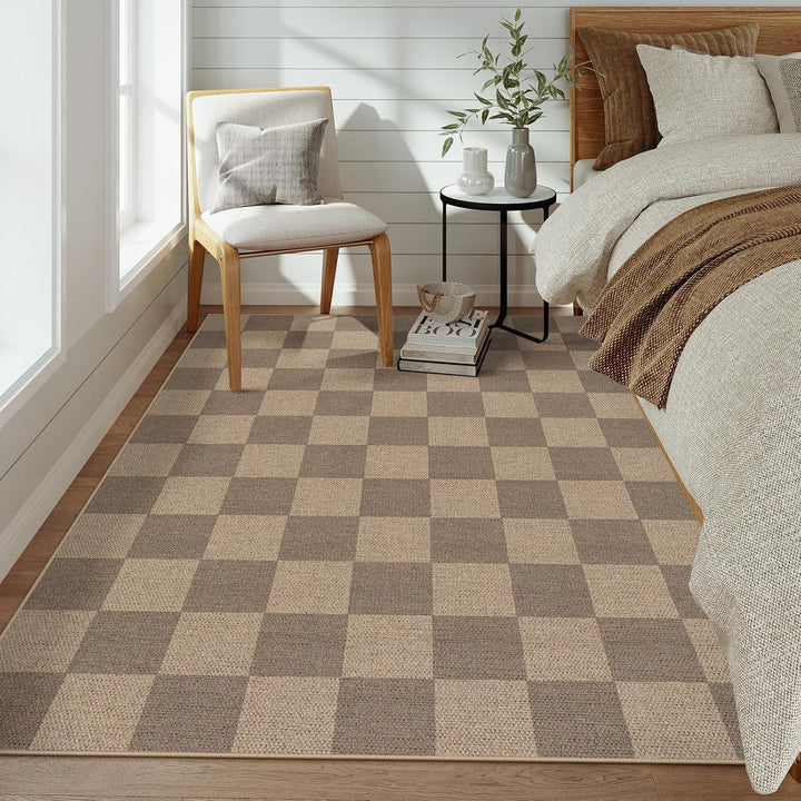 Stylish Diamond Pattern Outdoor Area Rug Kalsten