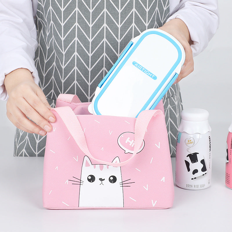 Cute Bear Print Insulated Lunch Bag Kalsten
