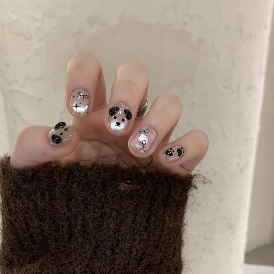 Creative Art Nails In Panda Design Kalsten