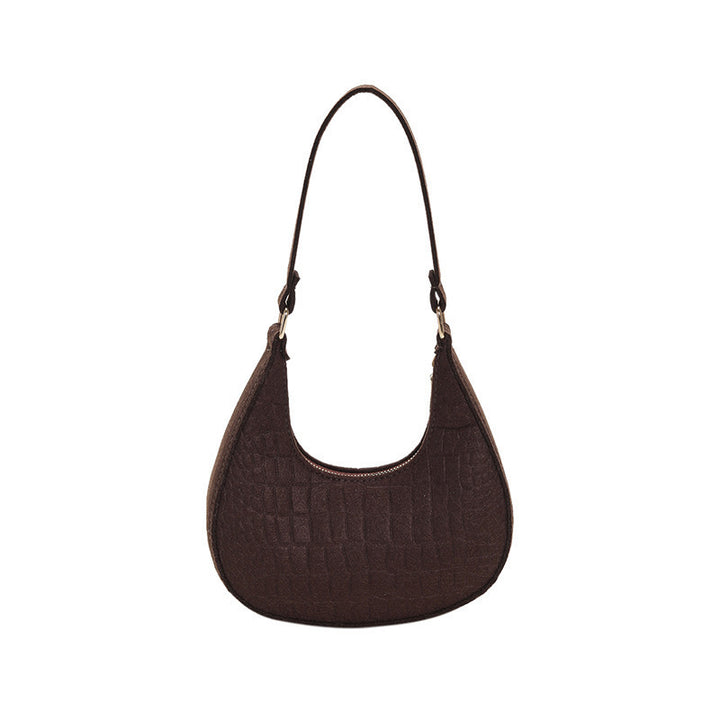 WoCrocodile Texture Handheld Hobo Bag Kalsten