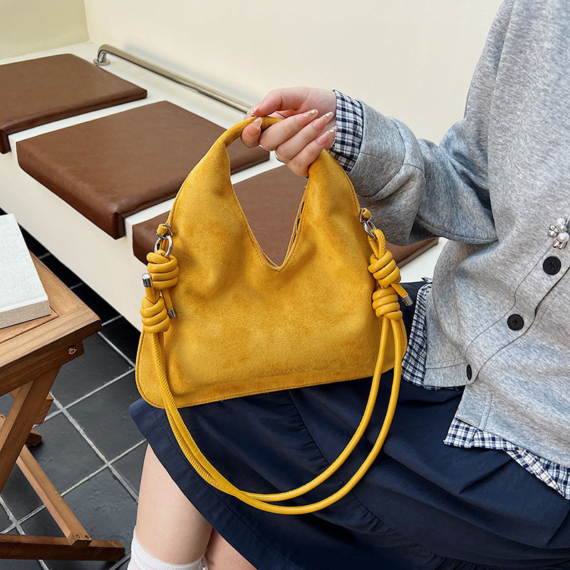 Suede Hobo Bag