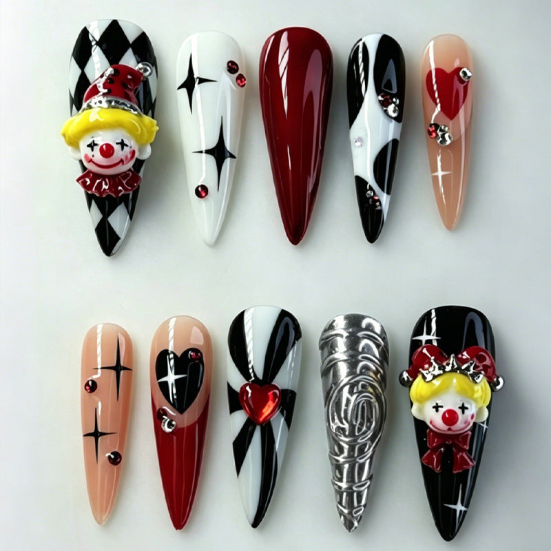 Art Nail Set with Creative Carnival Motifs Kalsten