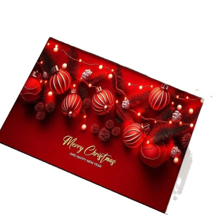 Festive Christmas-Themed Entrance Mat