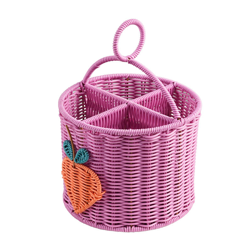 Multi-Compartment Decorative Organizer Basket Kalsten
