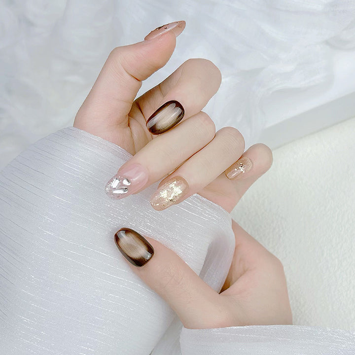 Elegant French Tip Press On Nails Kalsten
