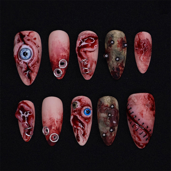 Creative Halloween-style Art Nails Kalsten