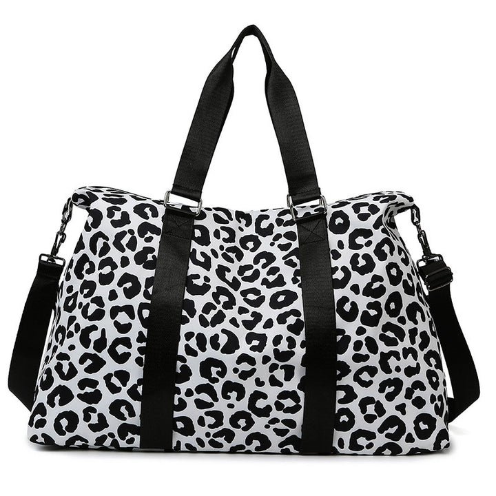 Sporty travel bag with trendy zebra pattern Kalsten
