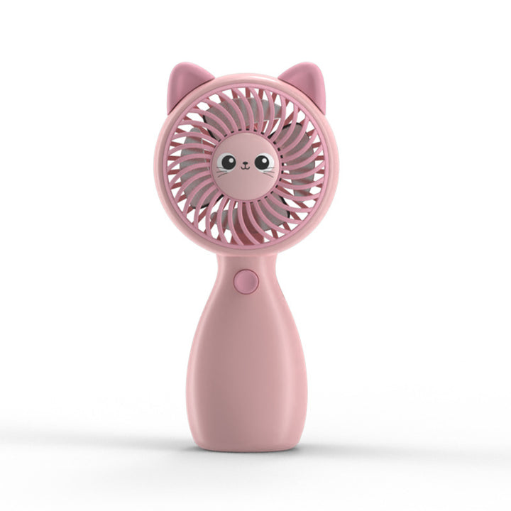 Women's Portable Handheld Fan in Playful Cat Design Kalsten