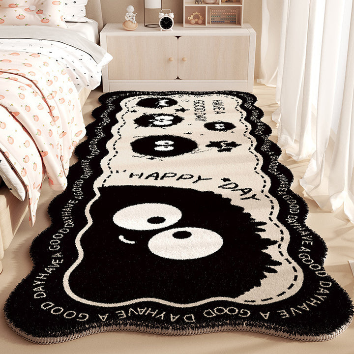 Plush Cartoon-Themed Area Rug