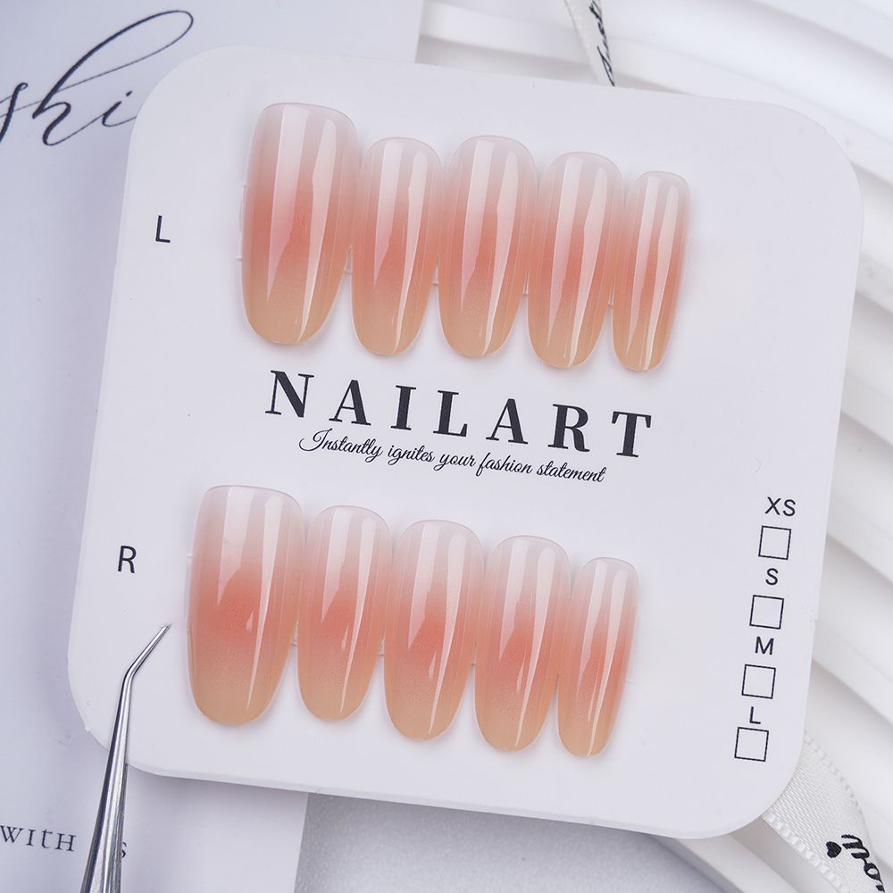 Artificial nails in elegant ombre style Kalsten