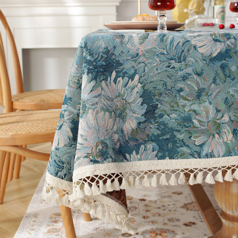 Floral Pattern Tablecloth