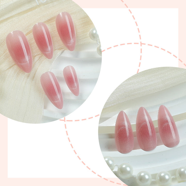 High-Quality Press-On Nail Set with Gradient Design Kalsten