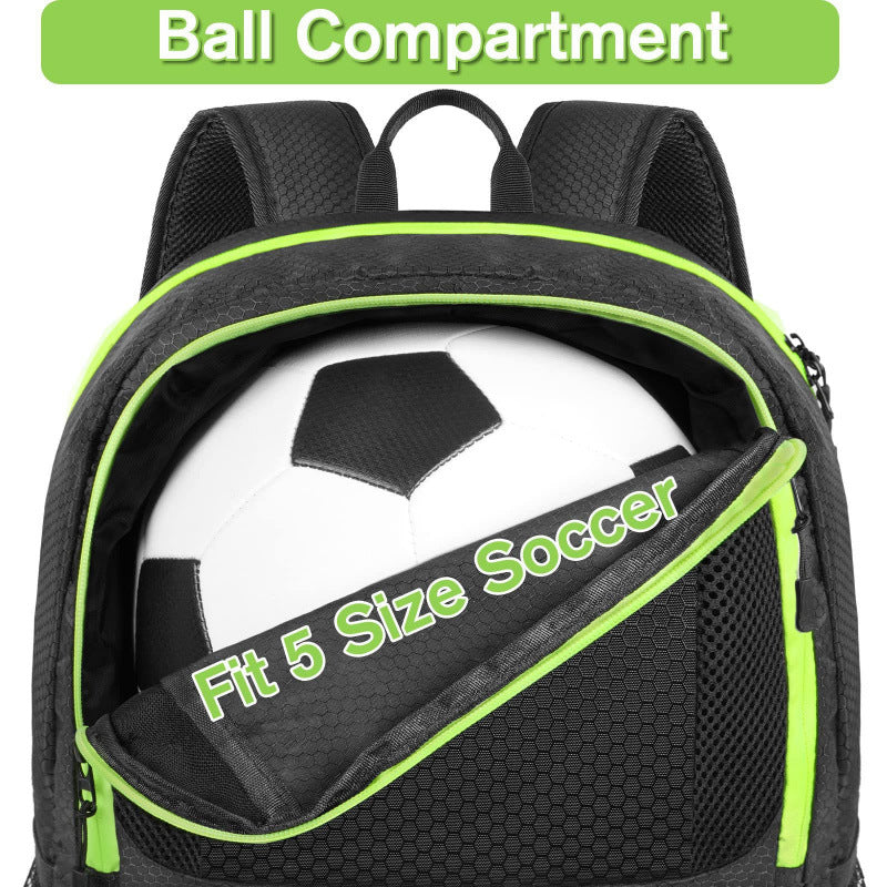 Sporty Backpack with Integrated Compartments Kalsten