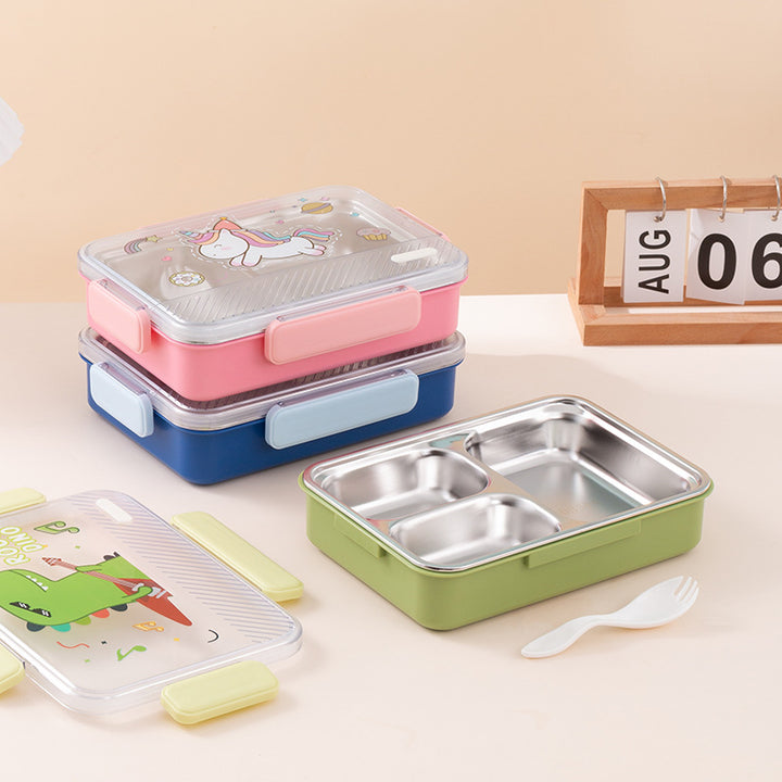 Fun-Themed Multi-Compartment Lunchbox