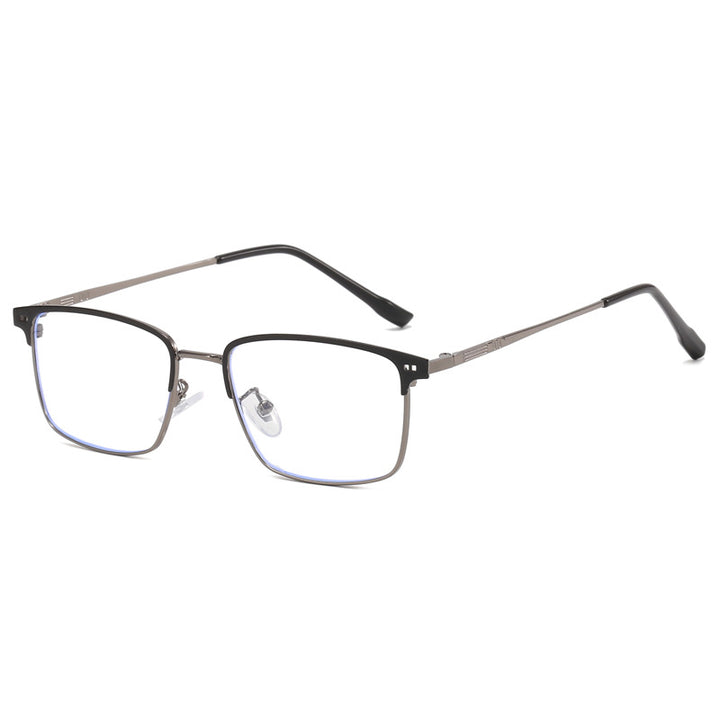 Women's elegant square glasses with fine metal frame Kalsten