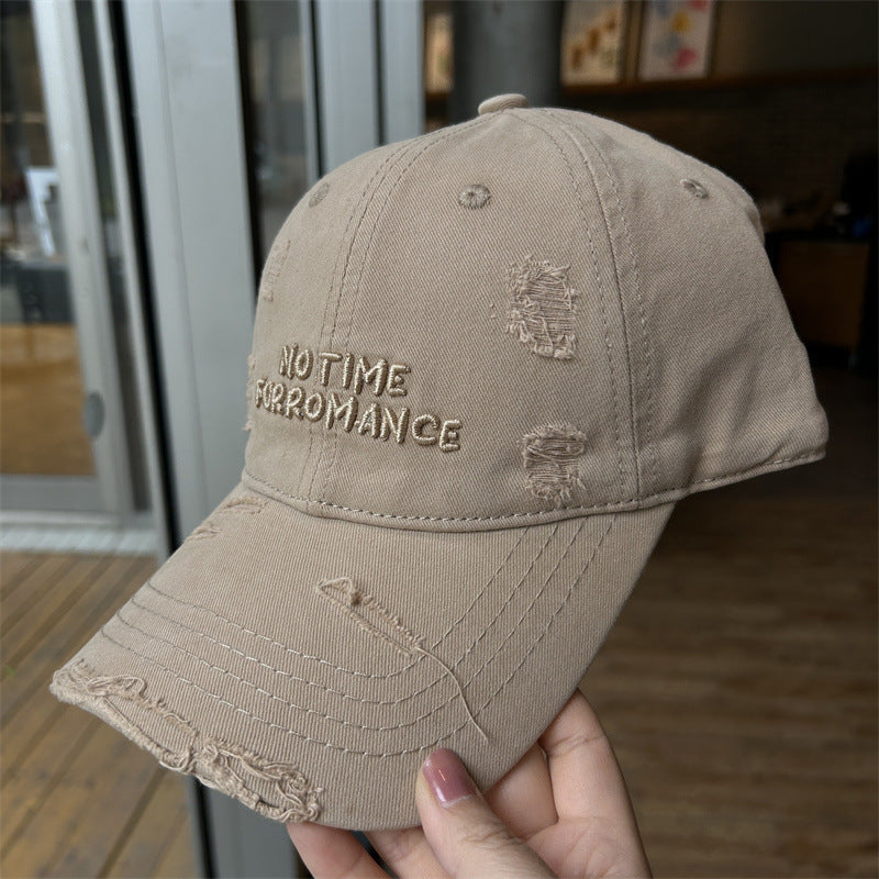 Women's Distressed Cotton Adjustable Baseball Cap Kalsten 1784084193
