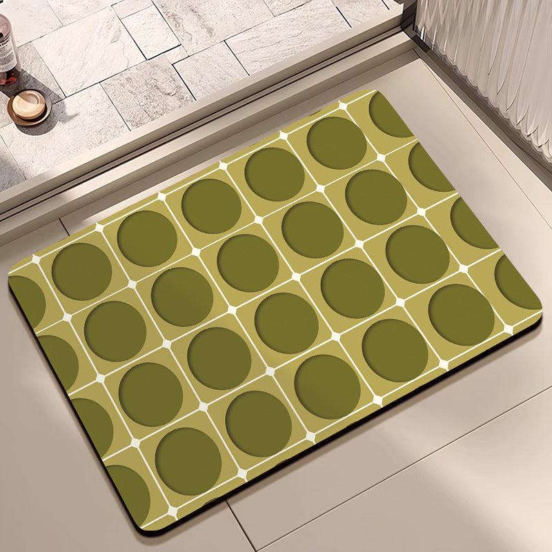 Geometric Pattern Bath Mat Kalsten