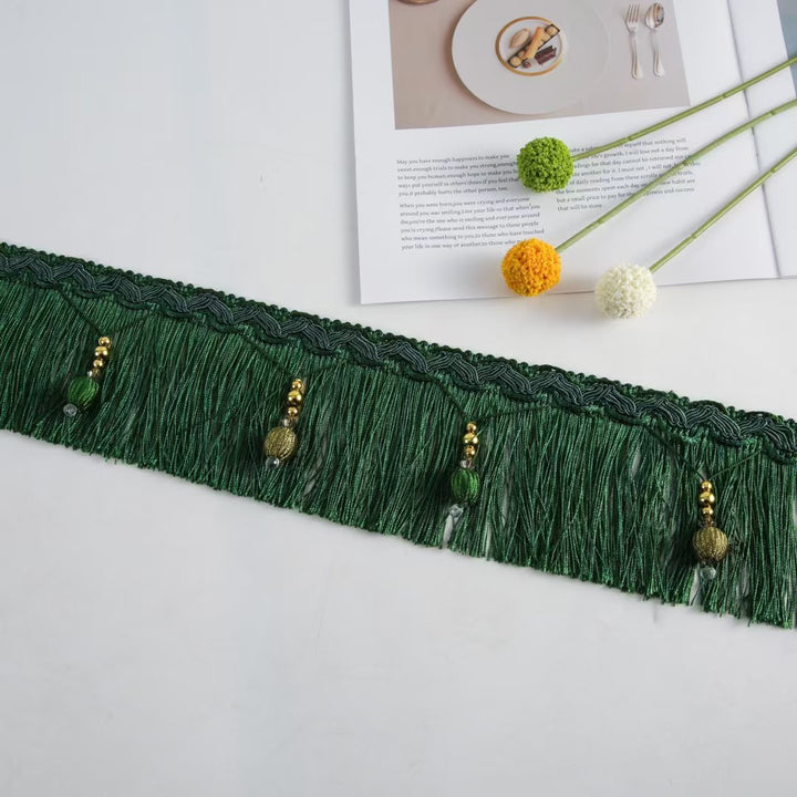 Luxury Fringe Braid with Bead Trim Kalsten