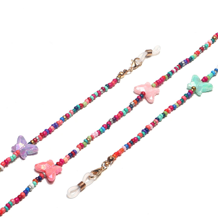 Colorful Floral Beaded Eyewear Holder Kalsten