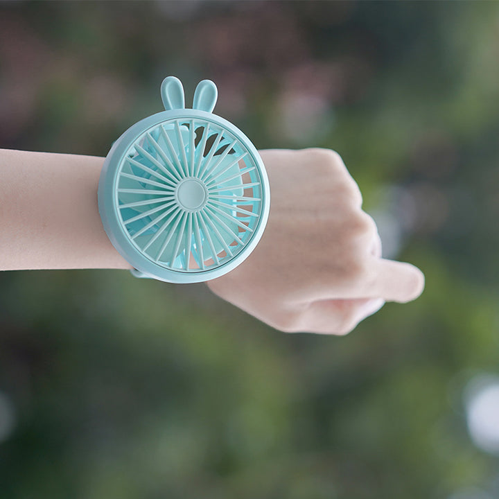 Women Portable Hand Fan in Cute Rabbit Design Kalsten
