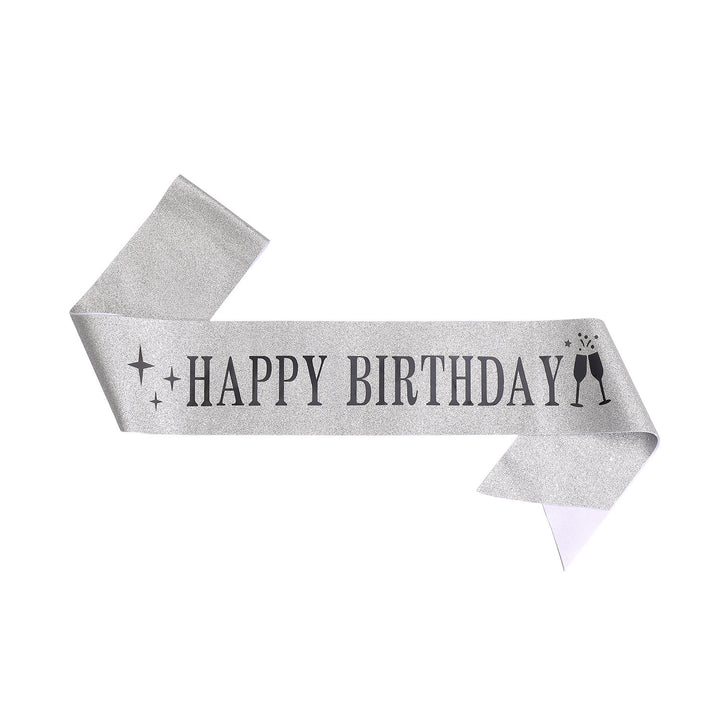 Ladies Glitter Headband with "Happy Birthday" Inscription Kalsten