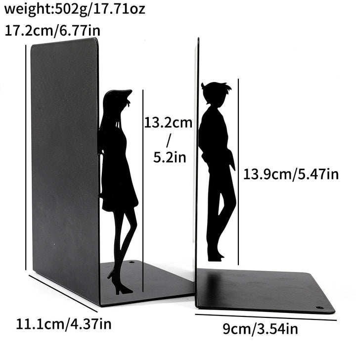 Artistic Silhouette Bookends