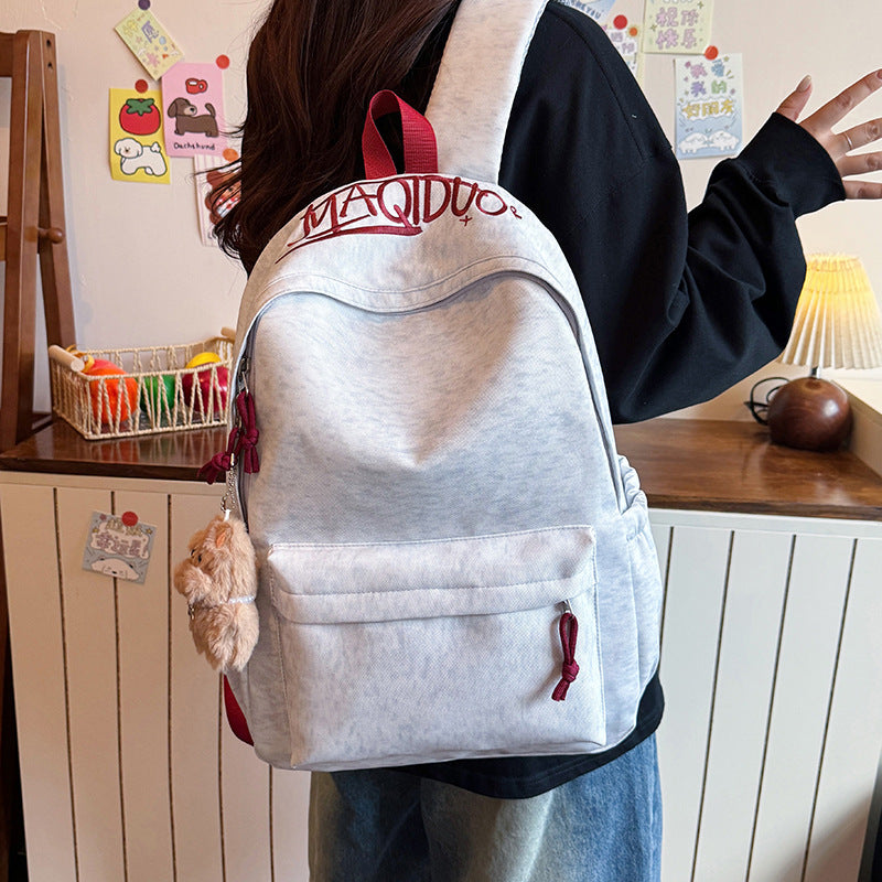 Casual Textured Backpack Kalsten