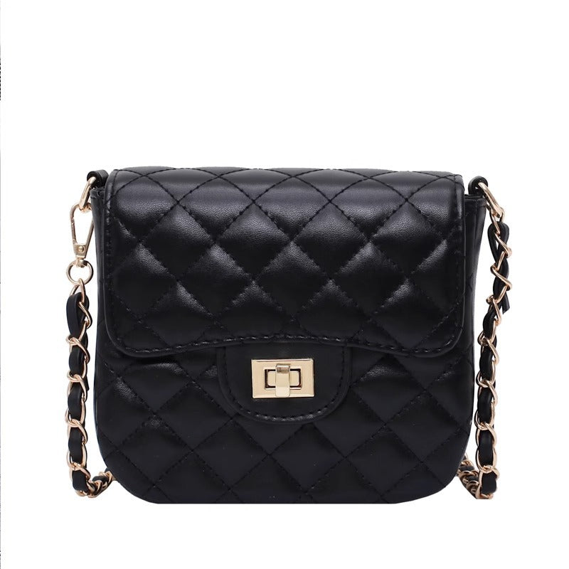 Quilted Crossbody Messenger Bag Kalsten