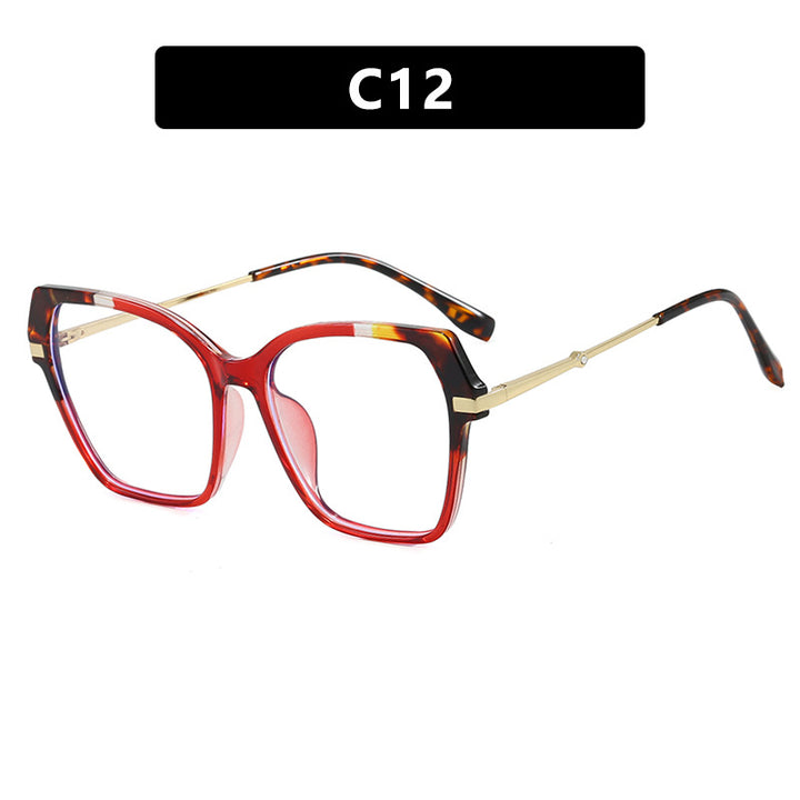 Ladies square sunglasses with elegant metal frame and protective UV filter Kalsten