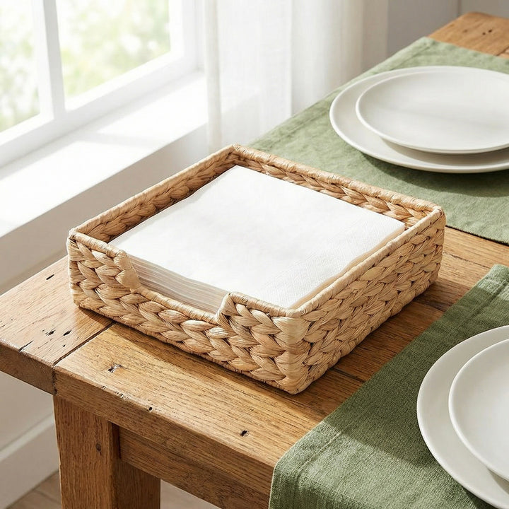 Handwoven Decorative Storage Tray Kalsten