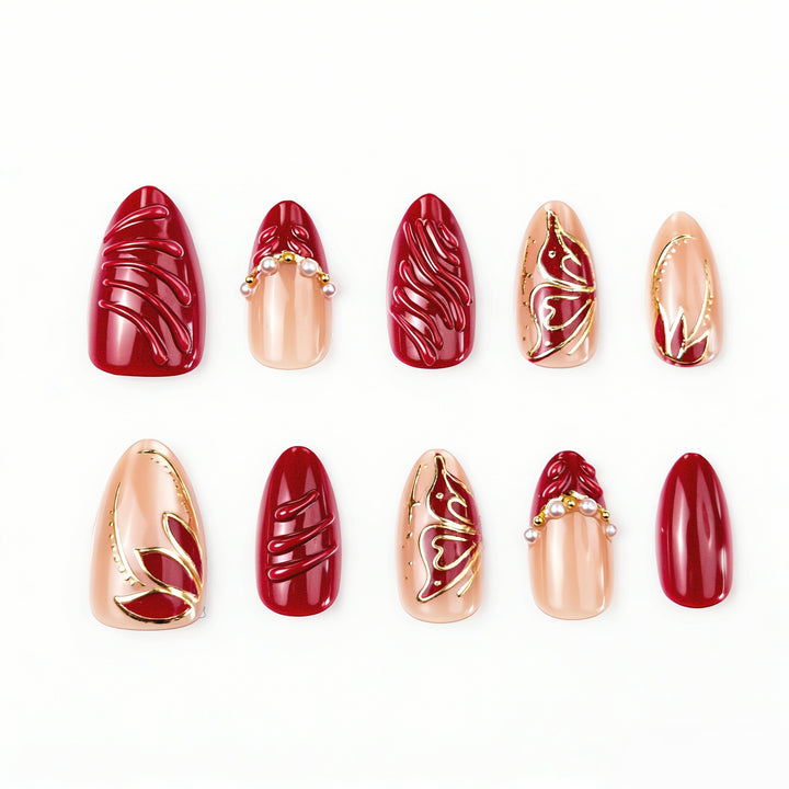 Artificial nails in elegant design Kalsten