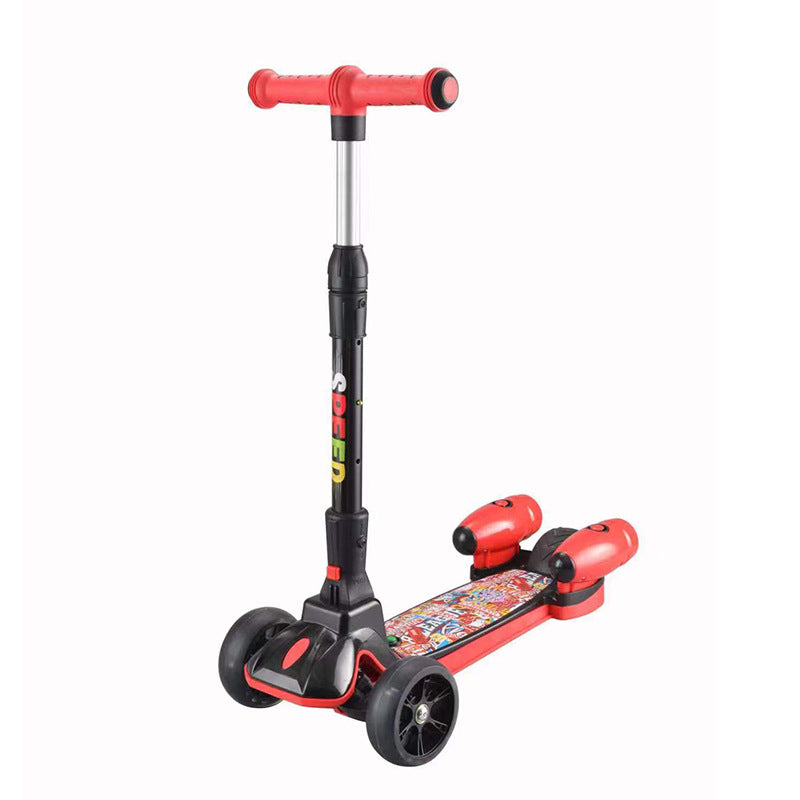 Triple-Wheel Stability Kick Scooter Kalsten