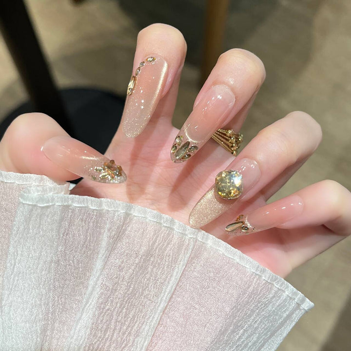 3D Embellished Press-On Nail Art Set Kalsten