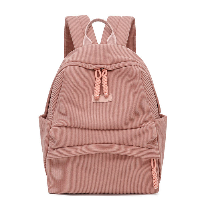 Stylish Corduroy Backpack Kalsten