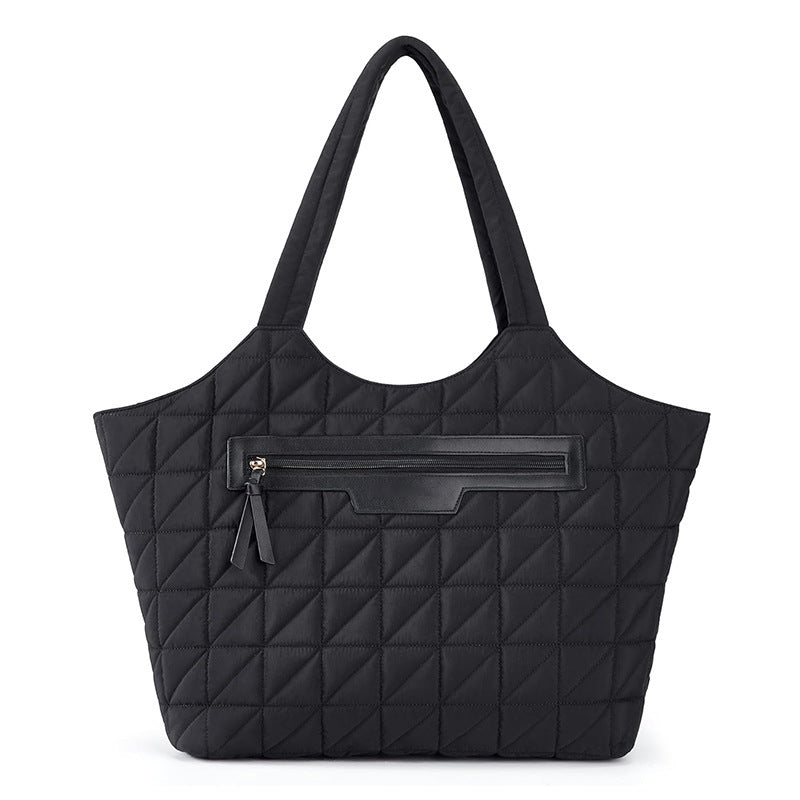 Padded handbag with textured design Kalsten