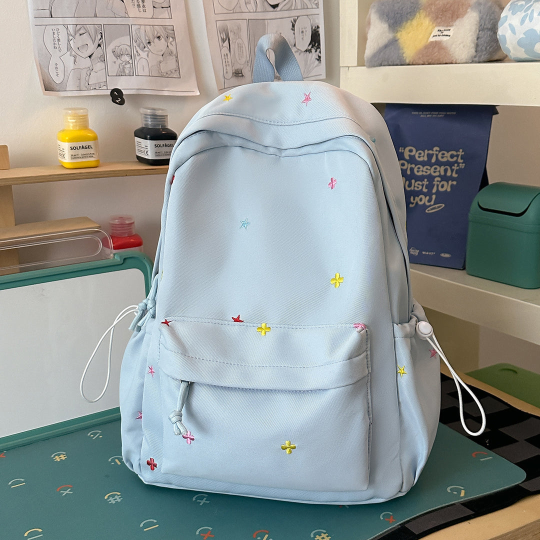 Casual Embroidered Star Backpack Kalsten