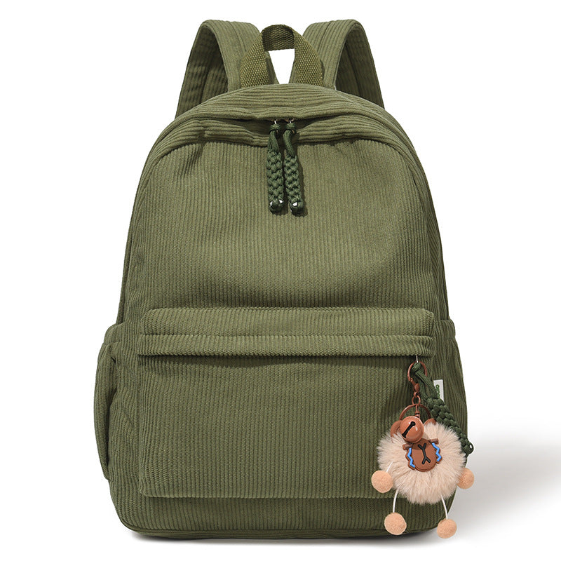 Cute Corduroy Backpack Kalsten